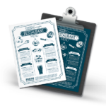 Menukaart (gevouwen)