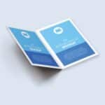 Folder enkele vouw - Afbeelding 2