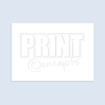 Luxe kaarten - Letterpress (1 PMS kleur)