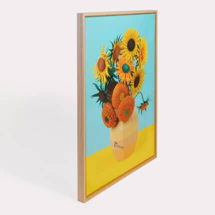 Canvas met baklijst